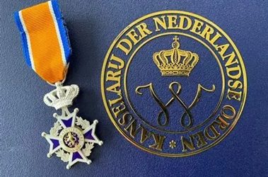 dhr. A. Boonen Lid in de Orde van Oranje-Nassau